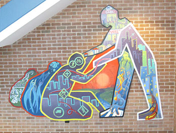 Mural by Ashley Bostwick & Samuel Dantuma